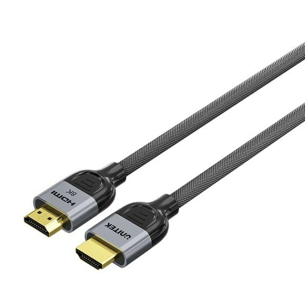 HDMI Cable Unitek C11093RGY01-2M Black Grey 2 m