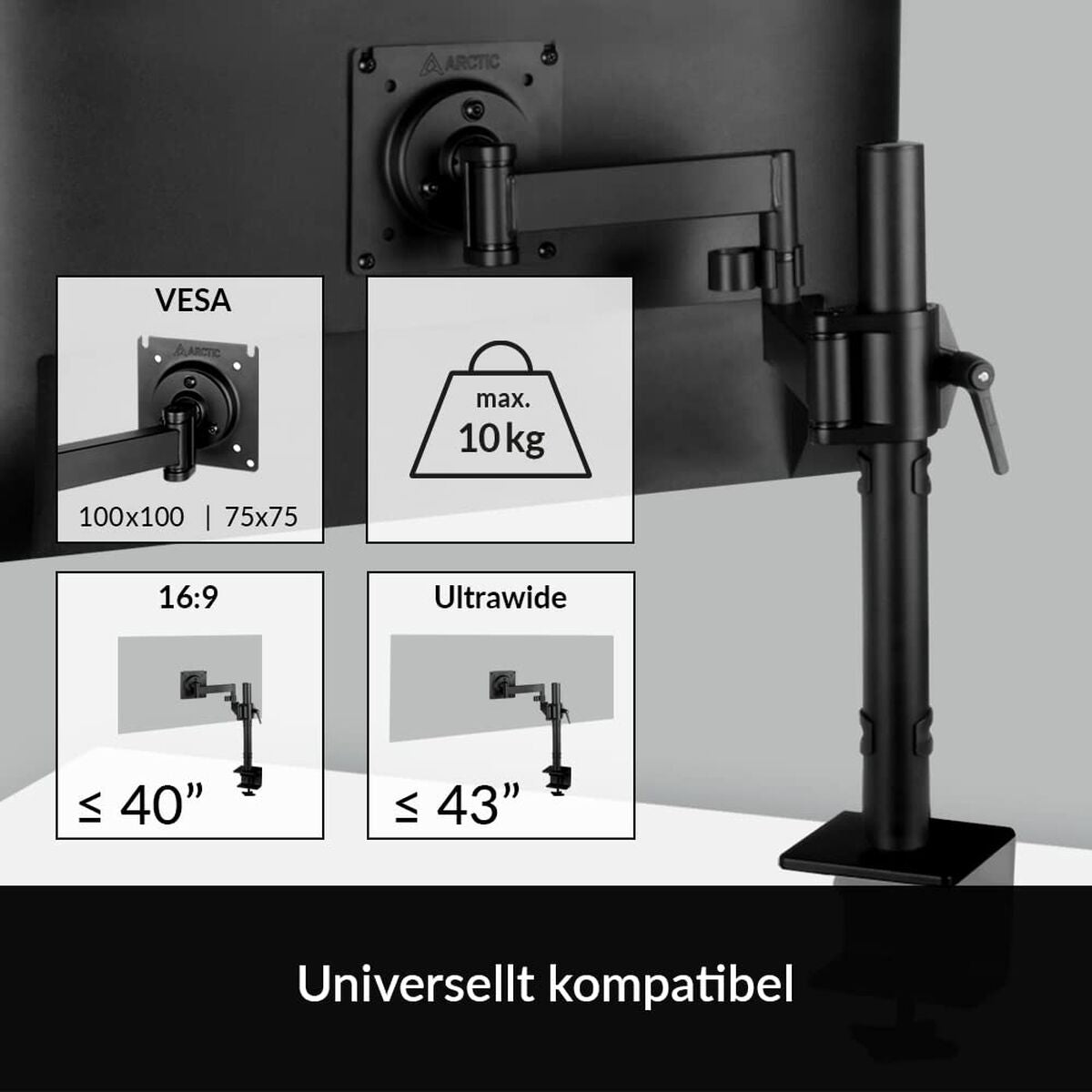 Screen Table Support Arctic AEMNT00061A 43" 40"