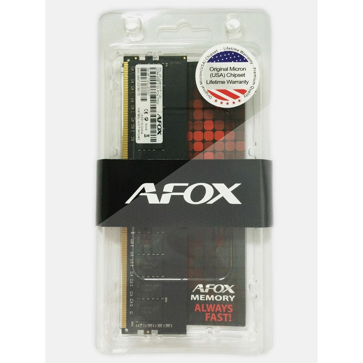 RAM Memory Afox AFLD44EK1P 4 GB 2400 MHz CL15 DDR4