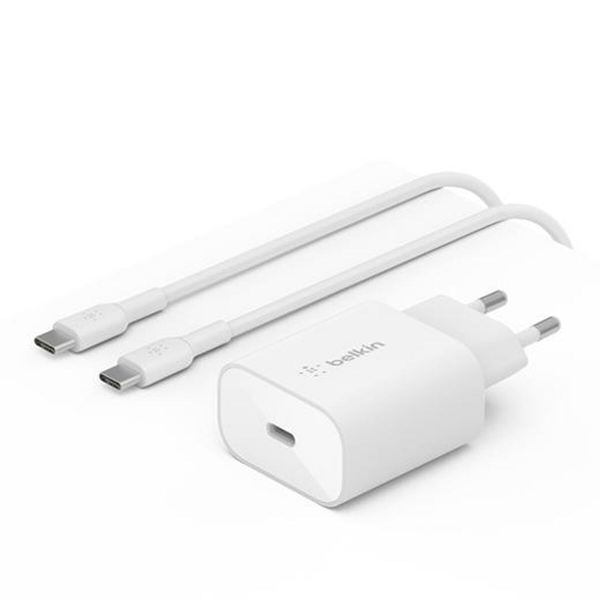 Wall Charger + USB-C Cable Belkin White 25 W (6 Units)