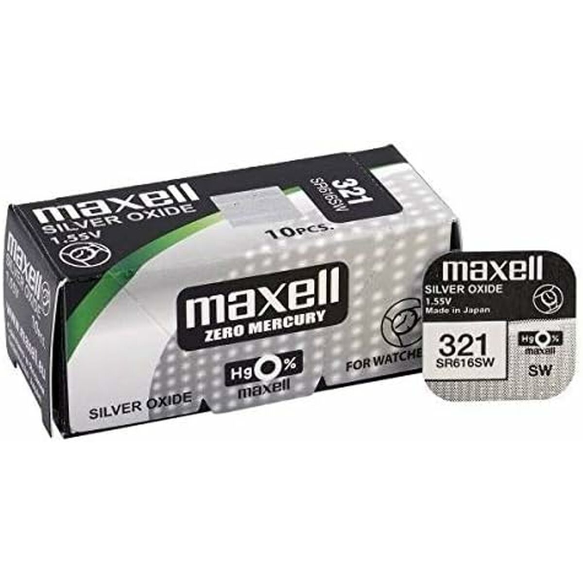 Button battery Maxell SR616SW 321 1,55 V Button Cell Batteries