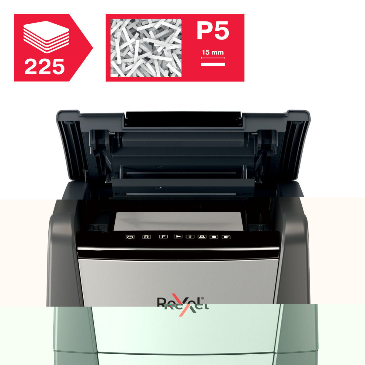 Micro-Cut Paper Shredder Rexel AutoFeed+ 225M 60 L