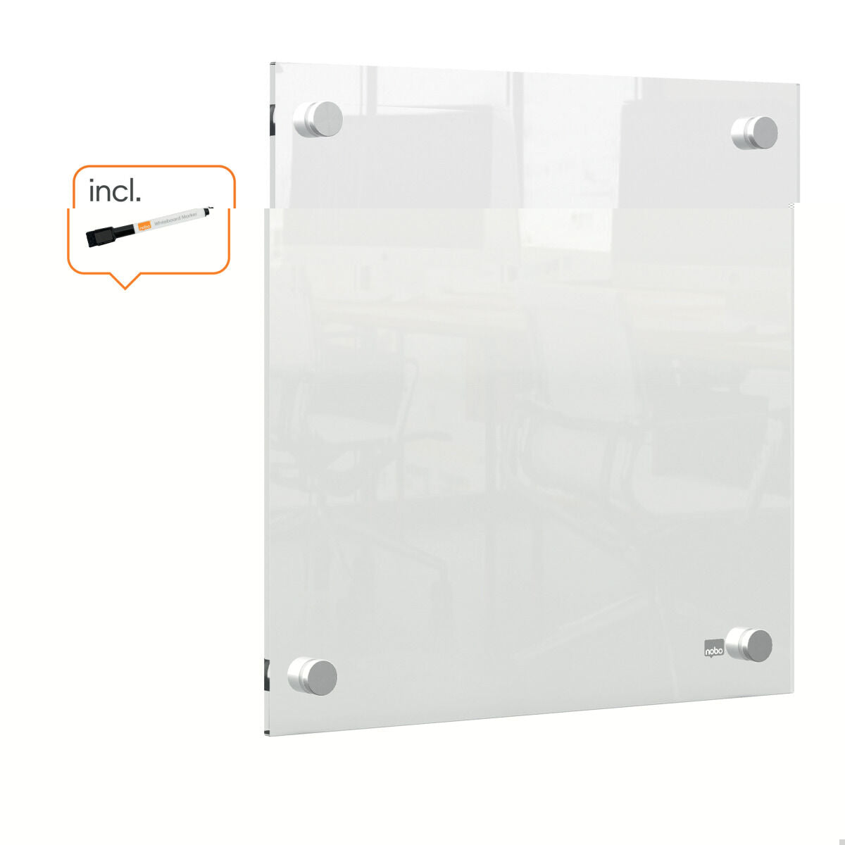 Whiteboard Nobo 30 x 30 cm