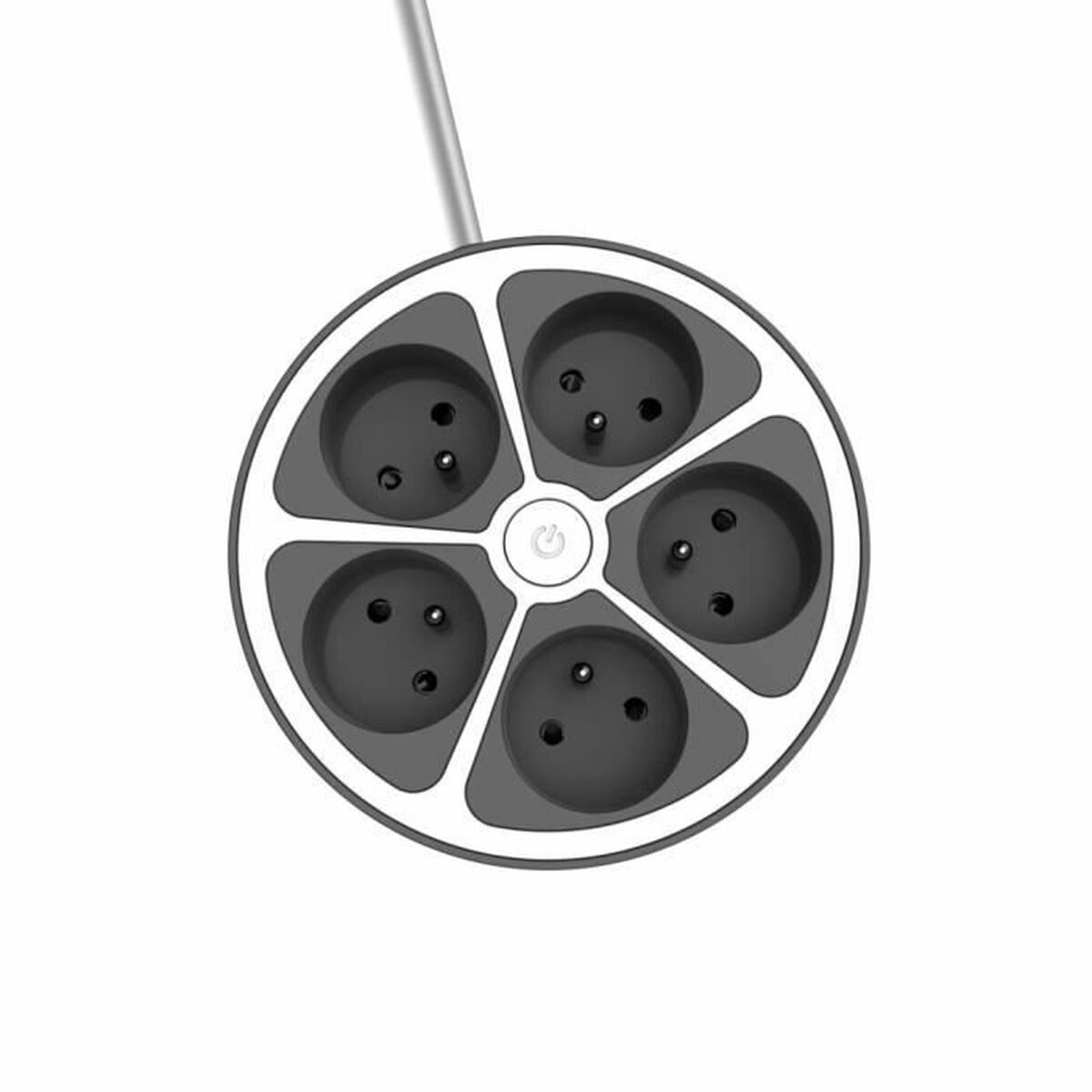 Power Socket - 5 Sockets with Switch Chacon (1,5 m)