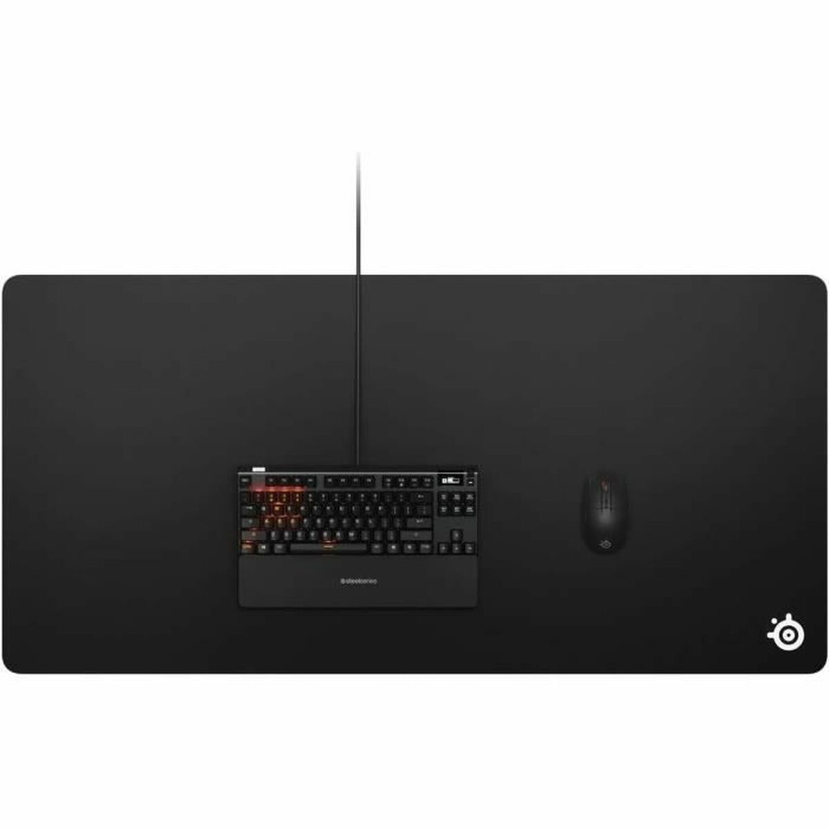 Gaming Mouse Mat SteelSeries Steelseries QcK 3XL Black 122 x 59 cm