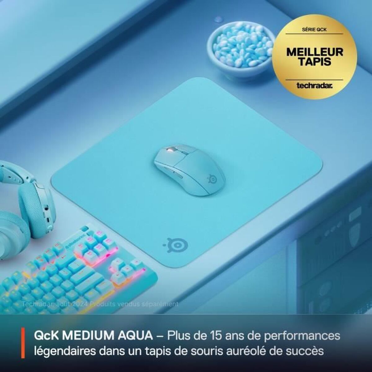 Mouse Mat SteelSeries Turquoise