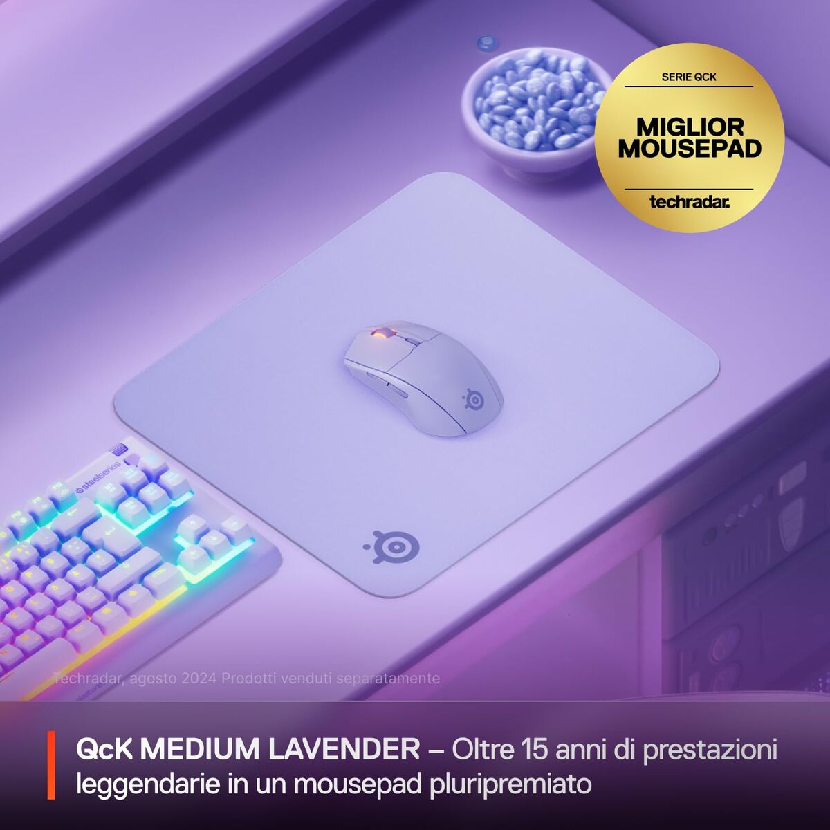 Mouse Mat SteelSeries Lilac