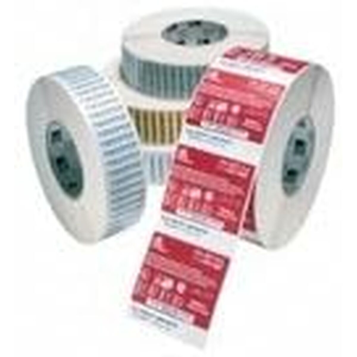 Roll of Labels Zebra White (12 Units)