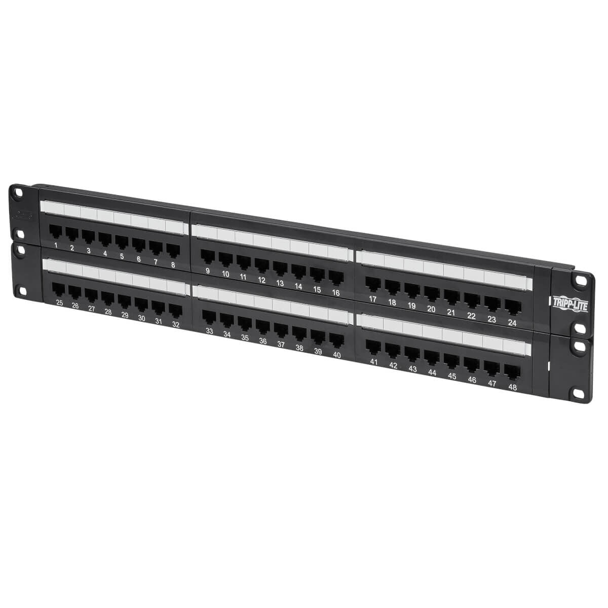 48-port UTP Category 6 Patch Panel Eaton N252-048