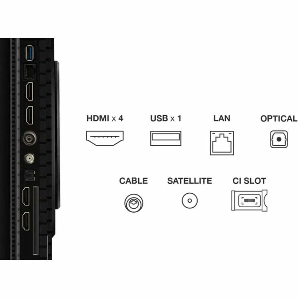 Smart TV TCL 65P8K 65" 4K Ultra HD LED HDR D-LED QLED