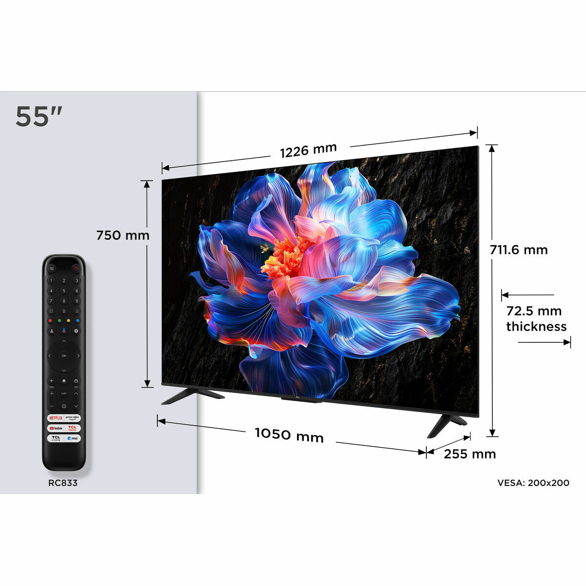 Smart TV TCL 55P6K 55" 4K Ultra HD LED HDR
