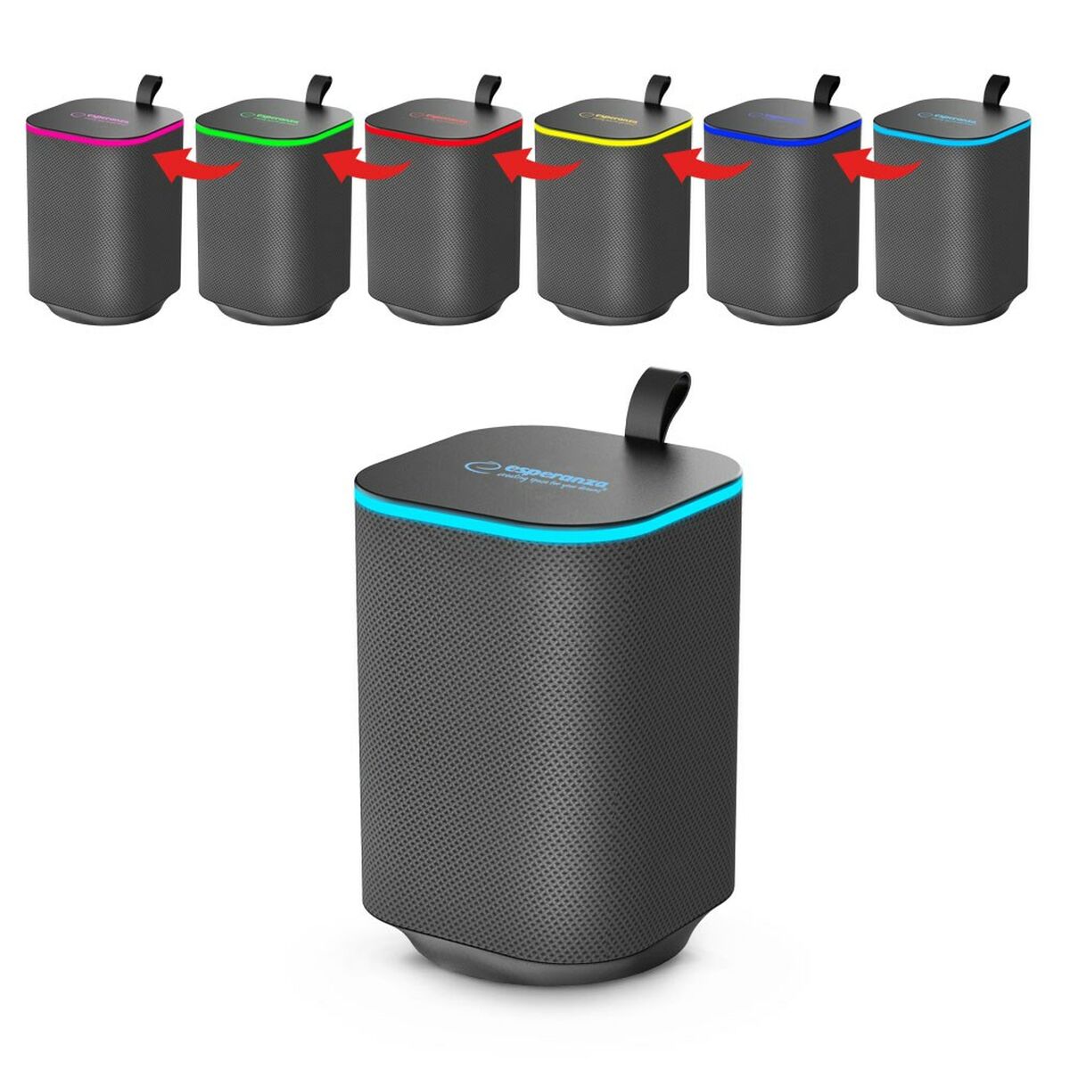 Portable Bluetooth Speakers Esperanza EP155 Black