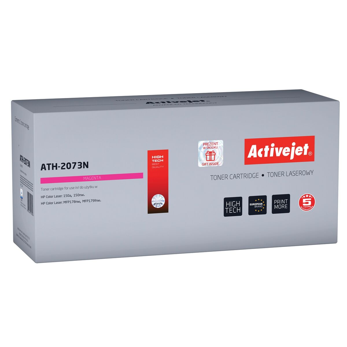 Compatible Toner Activejet ATH-2073N Black Magenta