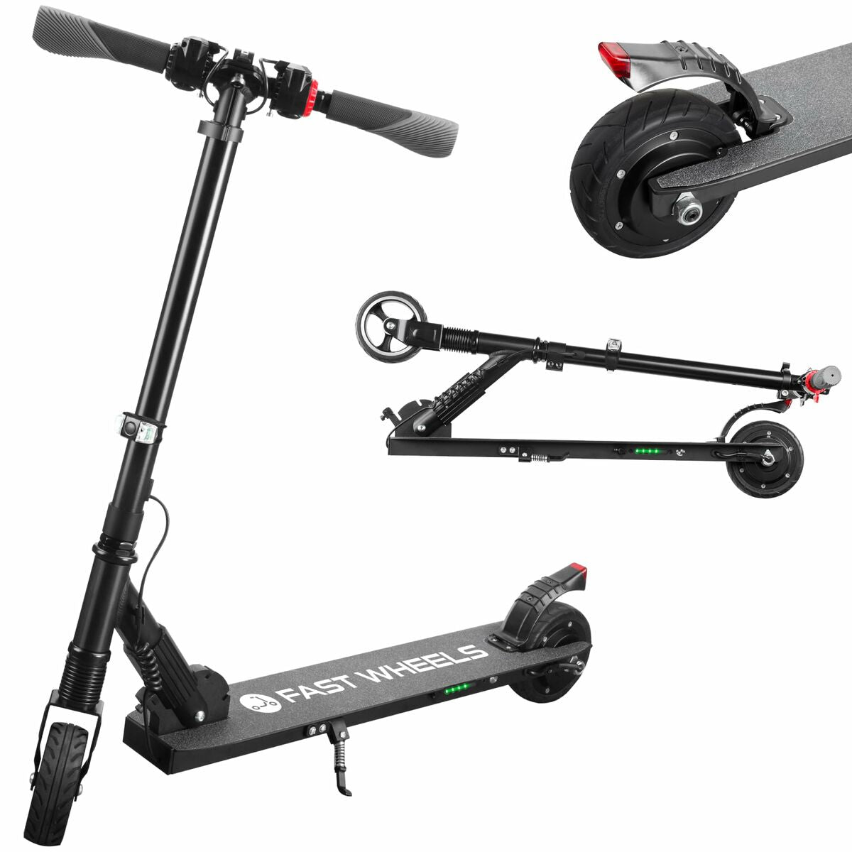 Electric Scooter Rebel ZAB0020 Black 250 W