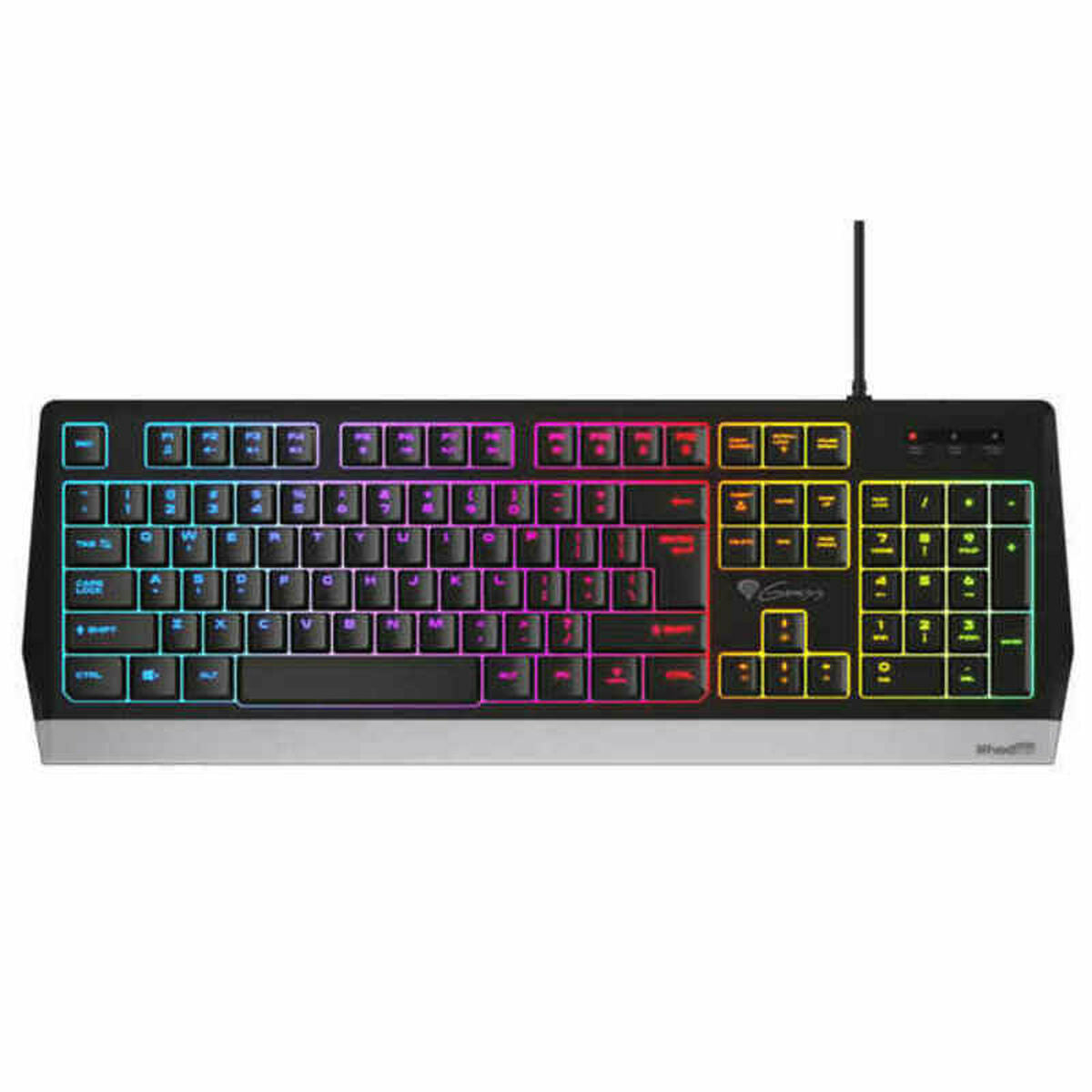 Gaming Keyboard Genesis NKG-1528 Black Multicolour QWERTY