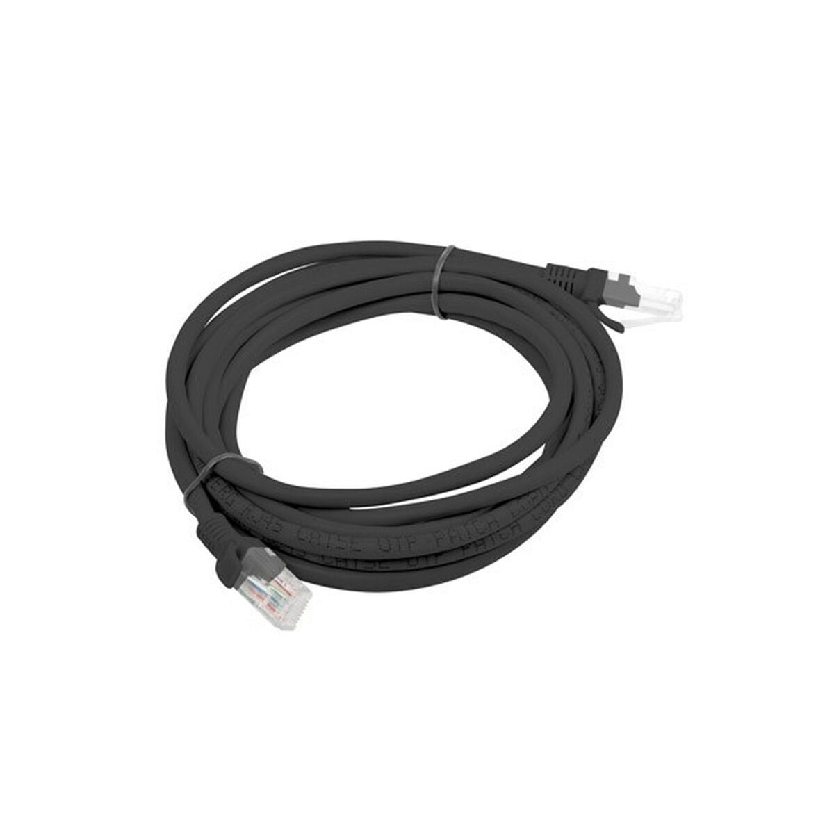 UTP Category 6 Rigid Network Cable Lanberg PCU6-20CC-0300-BK Black 3 m