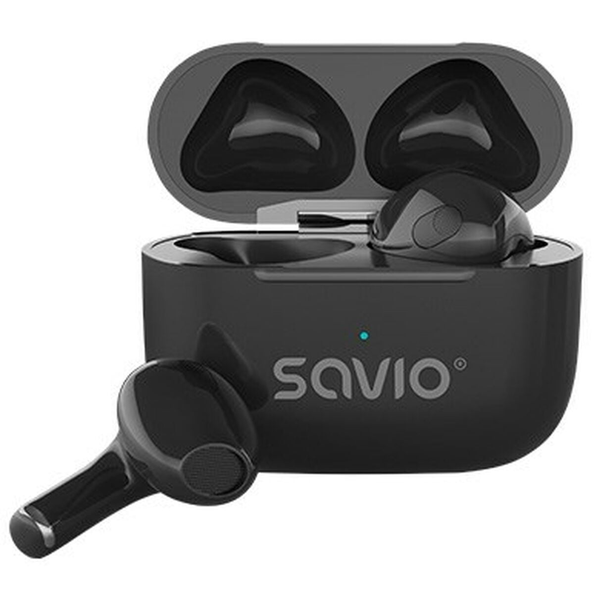 Wireless Headphones Savio TWS-02 PRO Black black