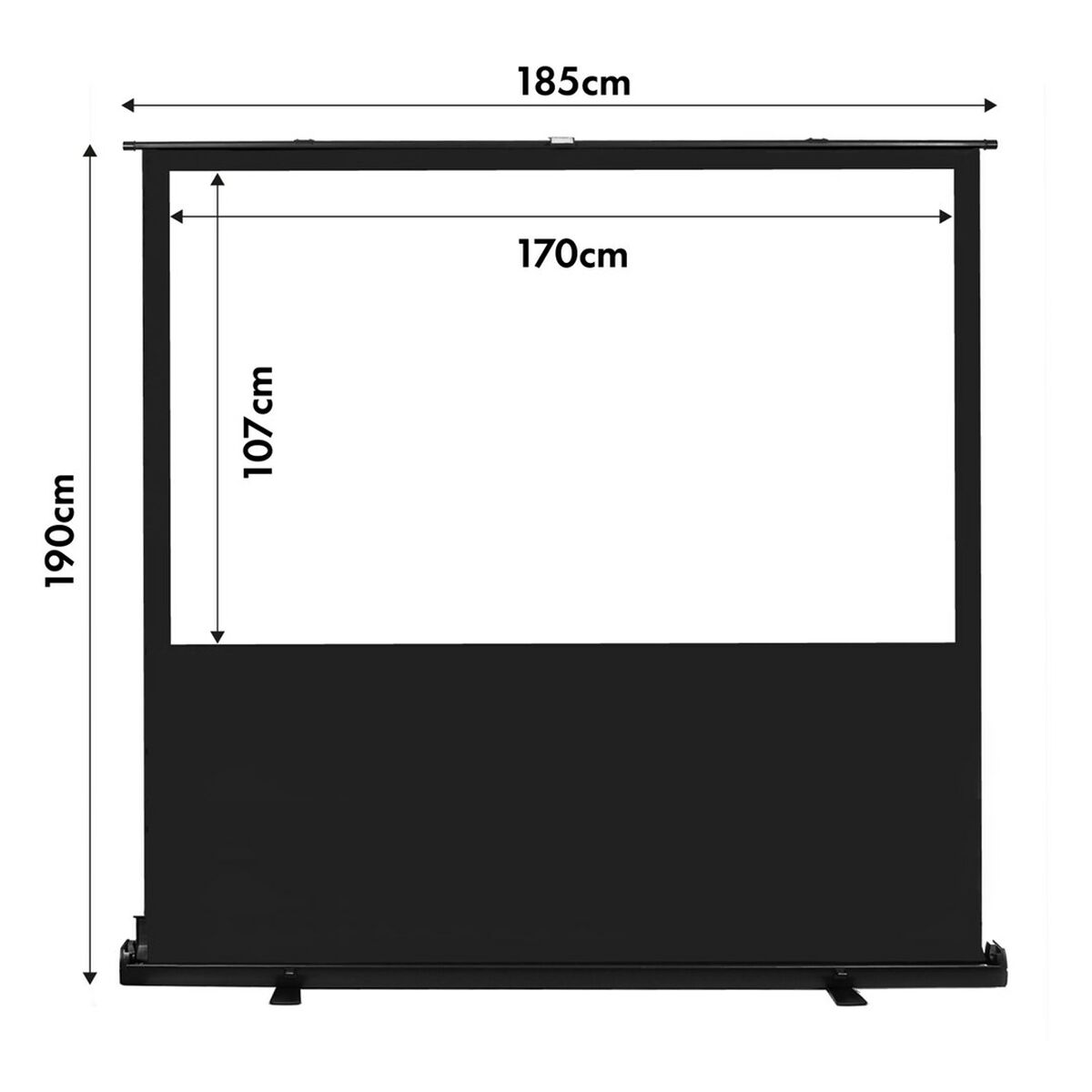 Projection Screen MacLean MC-212 80"