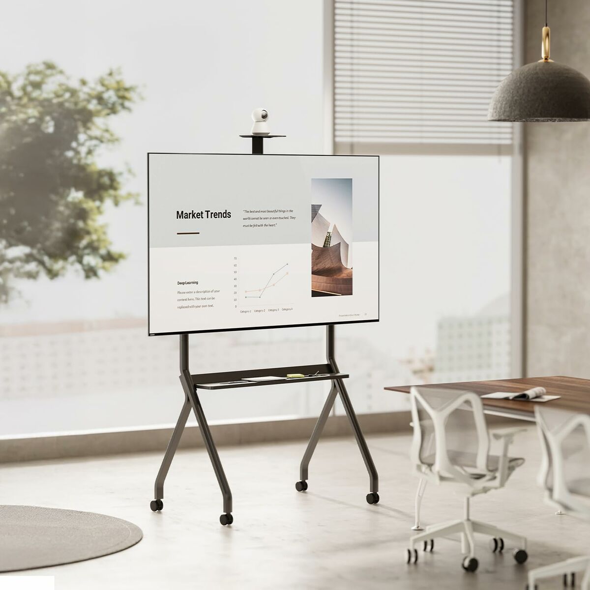 Screen Table Support MacLean MC-114 B 100" 55"