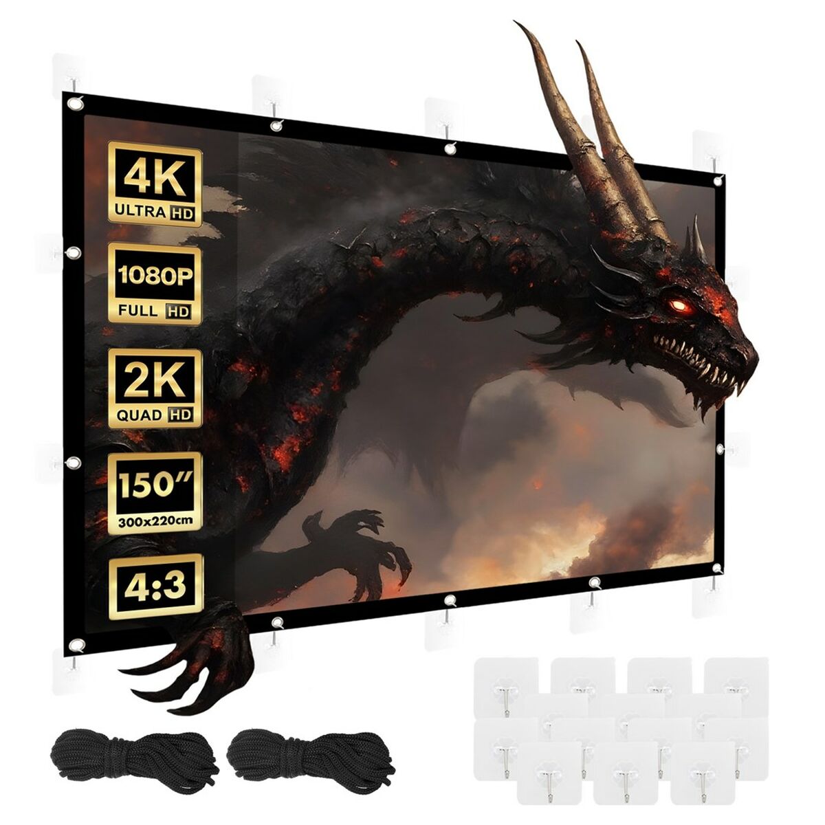 Projection Screen MacLean MC-168 120"