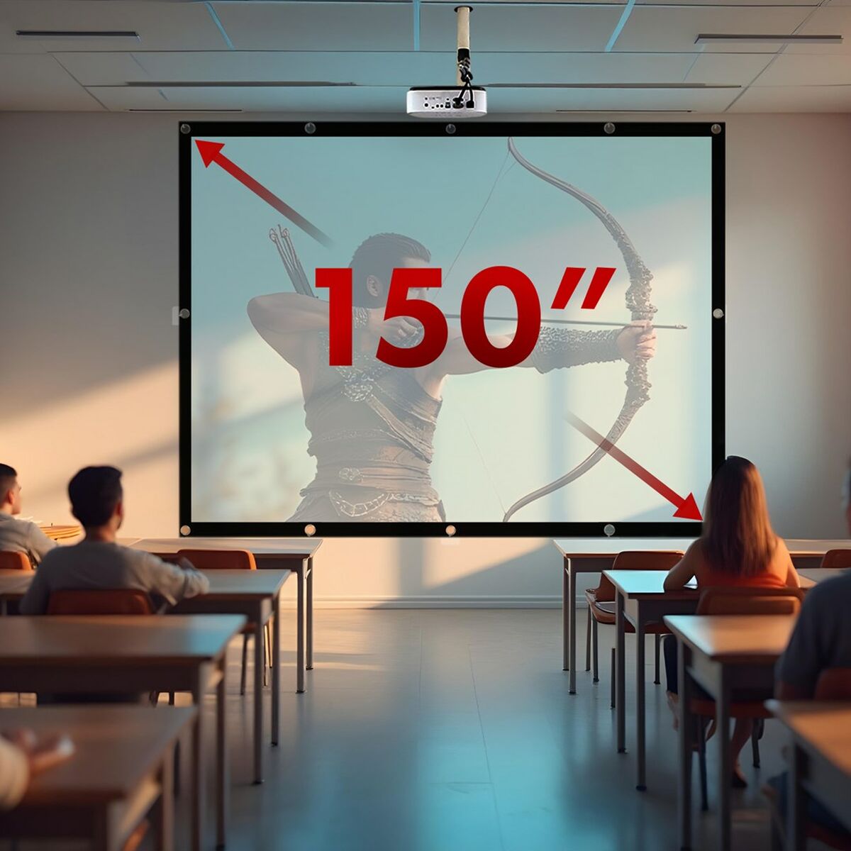 Projection Screen MacLean MC-168 120"