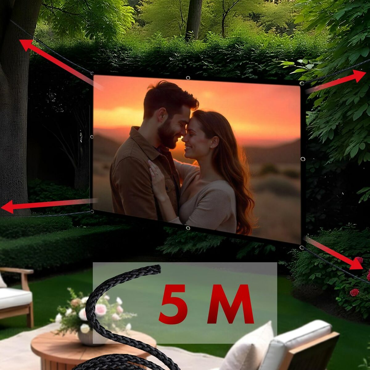 Projection Screen MacLean MC-169 120"