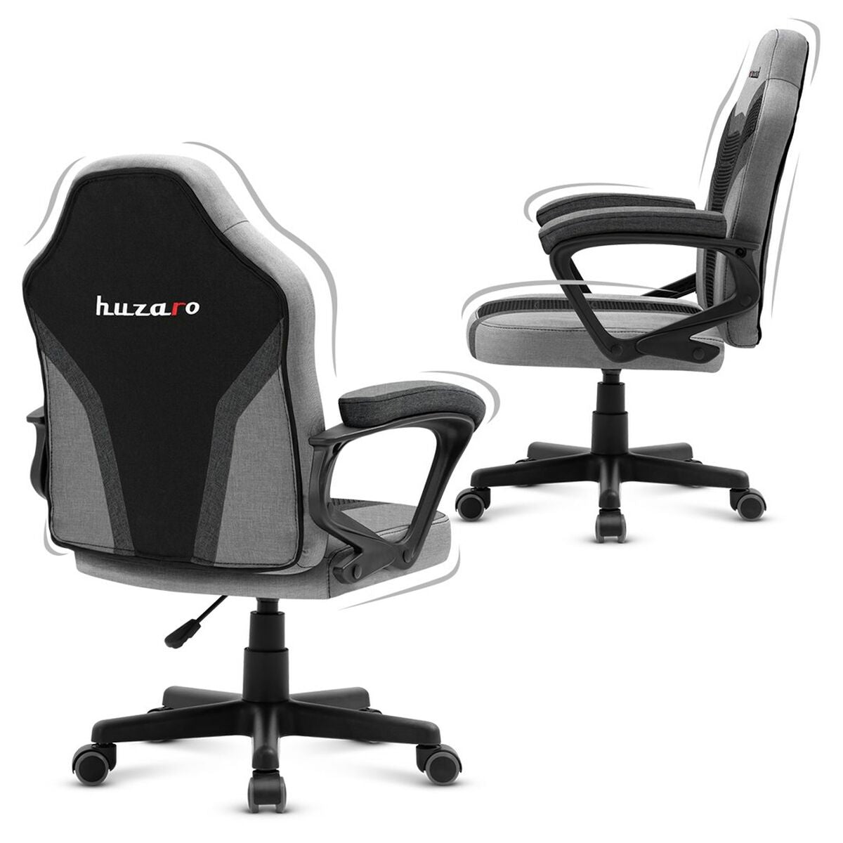 Gaming Chair Huzaro Ranger 1.0 Grey Mesh Black
