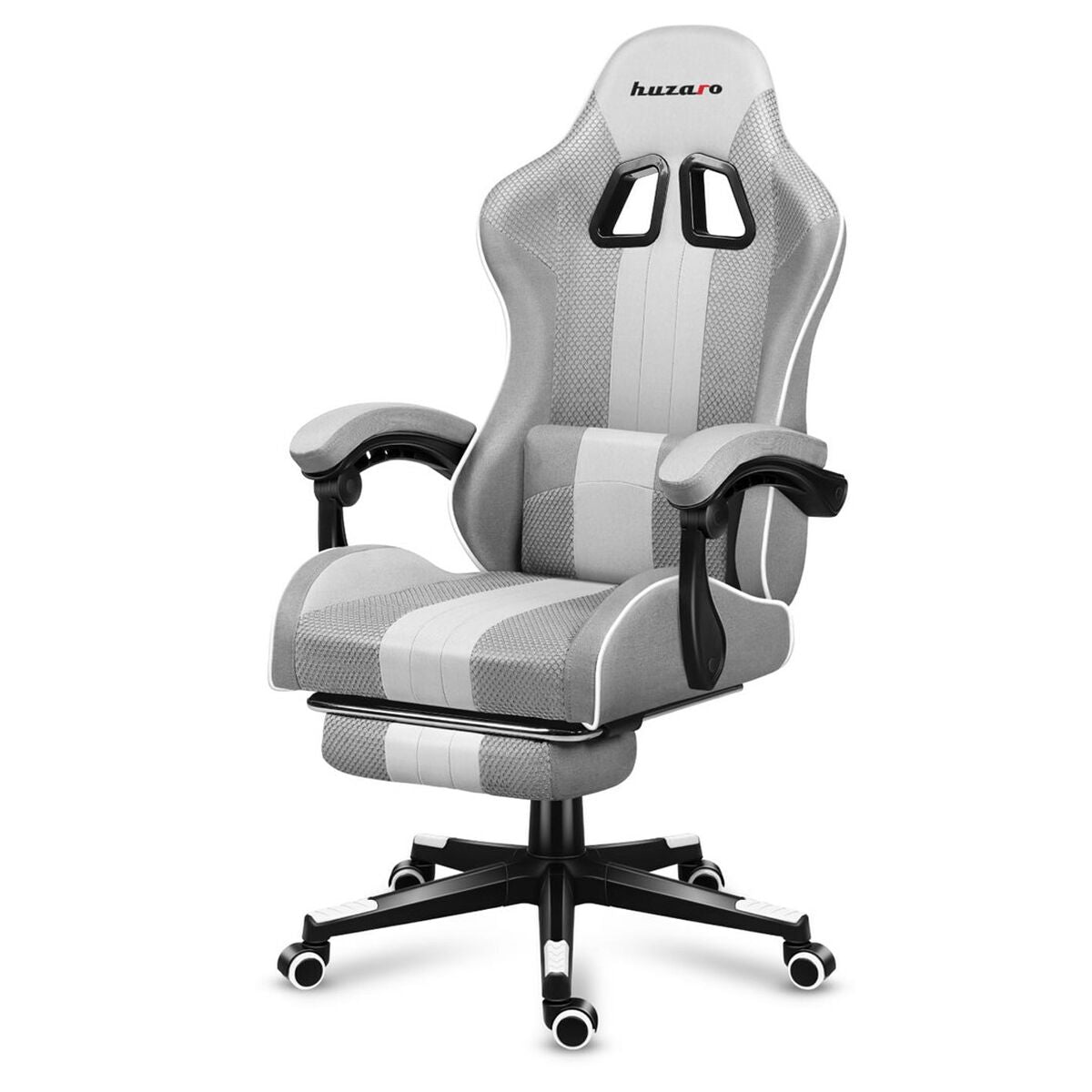 Gaming Chair Huzaro HZ-Force 4.7 White Mesh White Grey