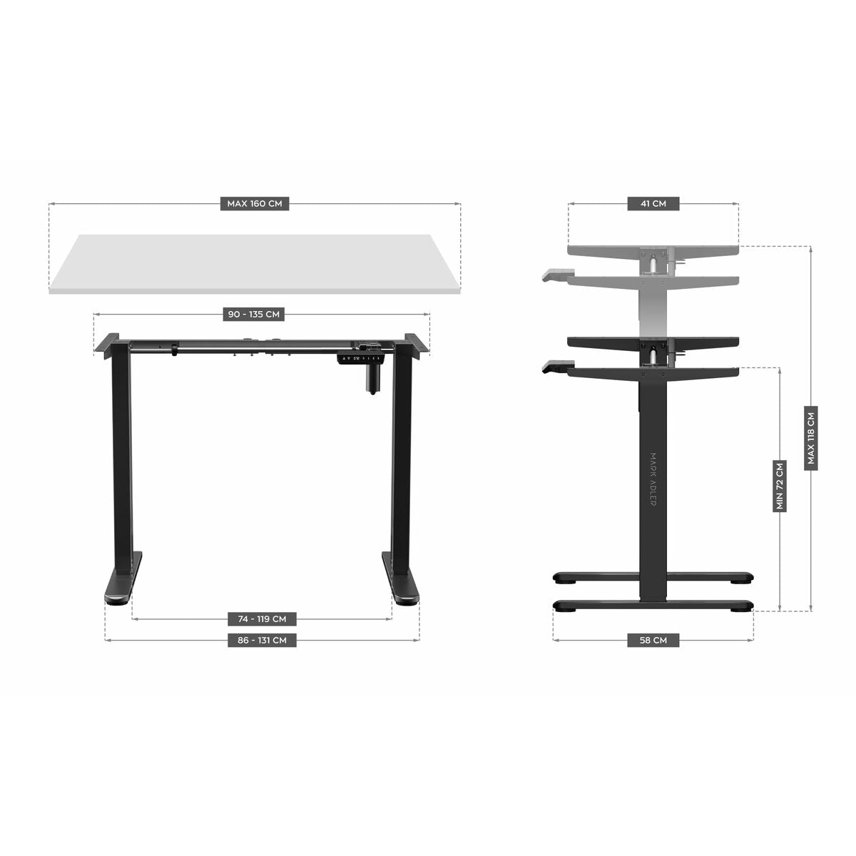 Desk Mark Adler MA-XENO 4.1 BLACK