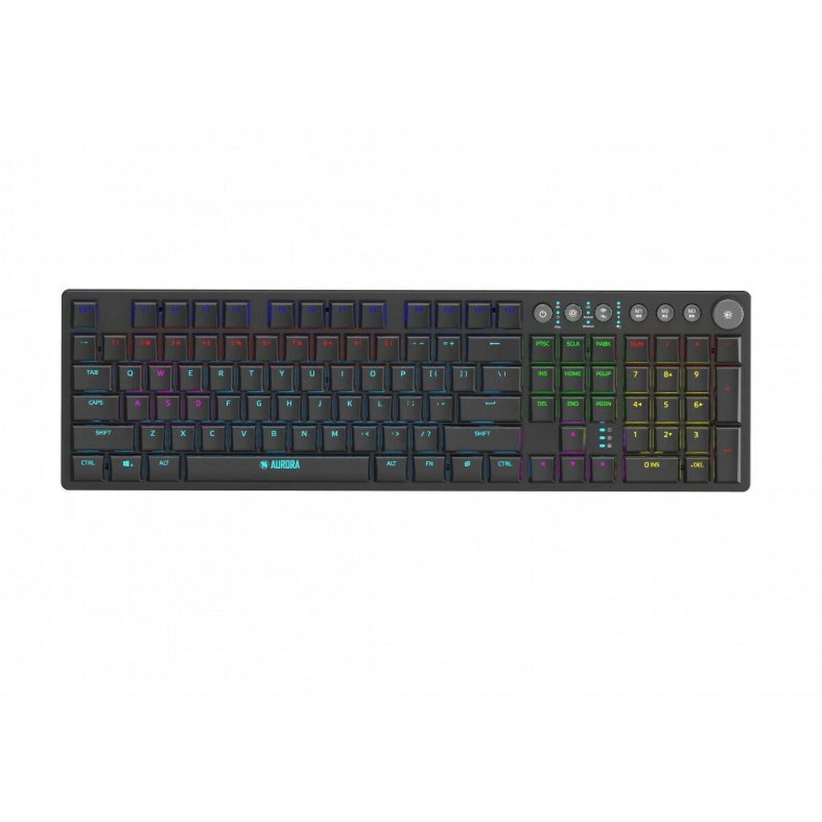 Keyboard Ibox AURORA K-6 Black English QWERTY