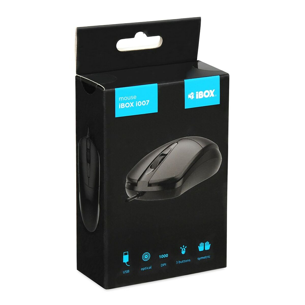 Mouse Ibox IMOF007 Black 1000 dpi
