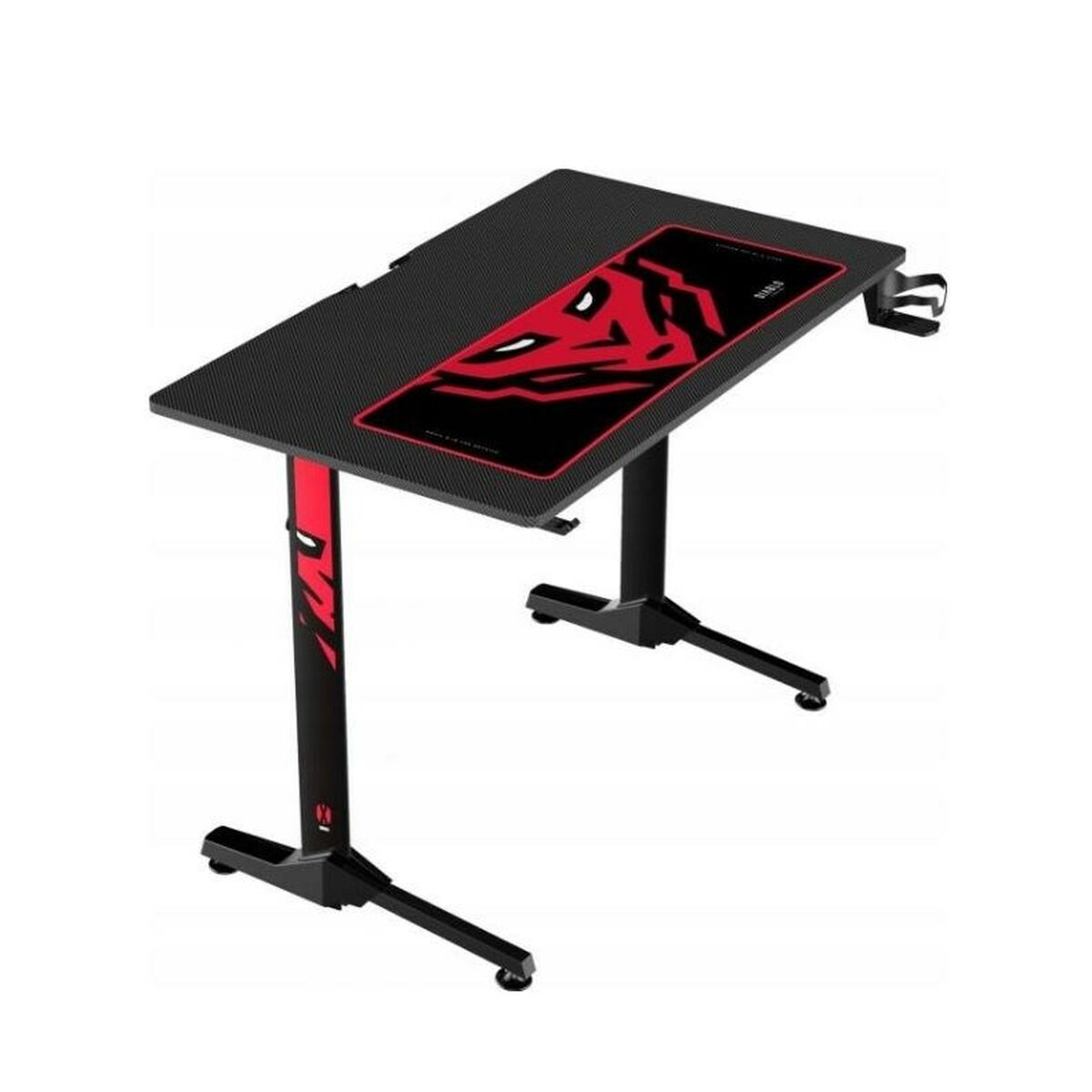 Desk Gaming Diablo Chairs 1469 White Black Red 100 x 75 x 60 cm