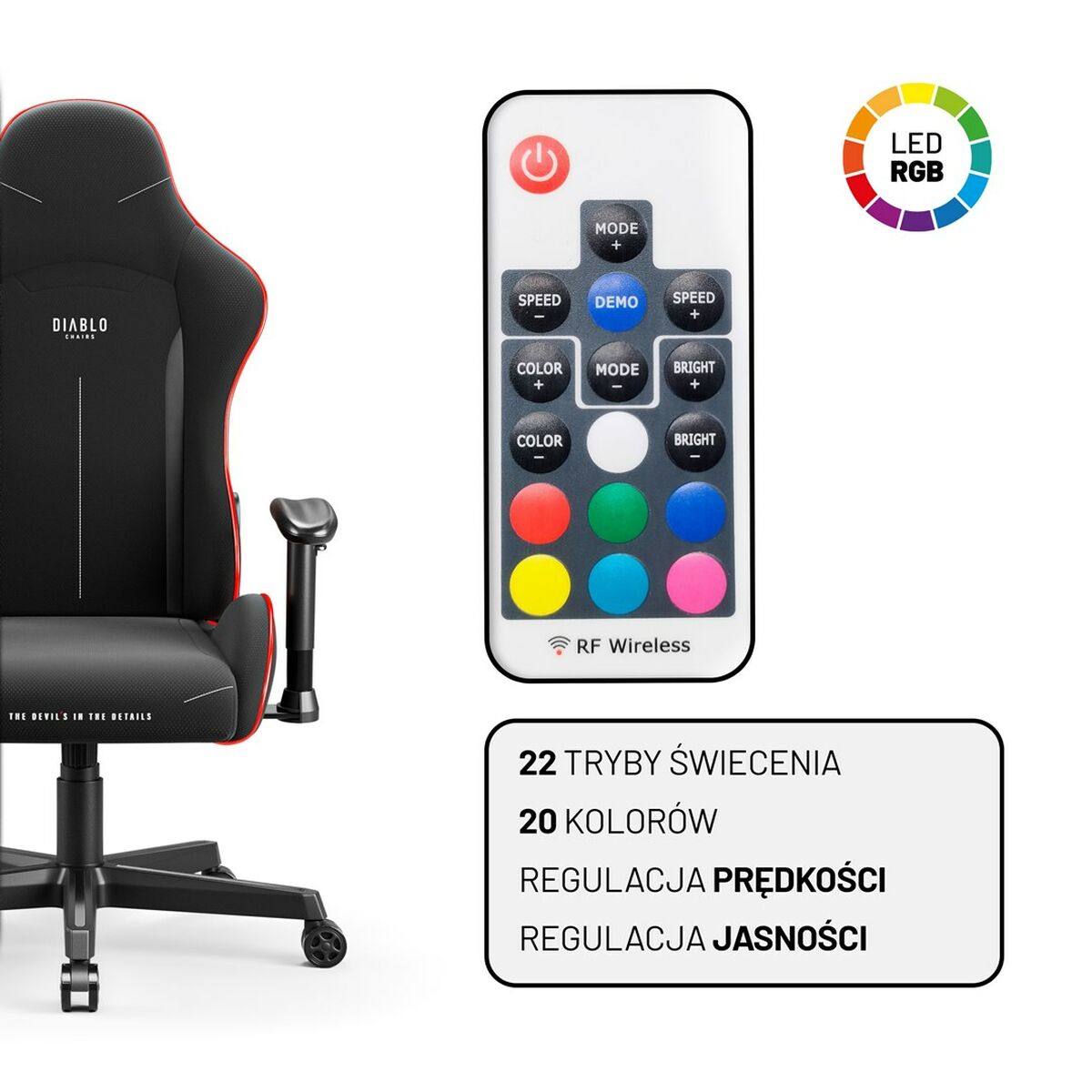 Gaming Chair Diablo Chairs X-Starter Black 20 colours