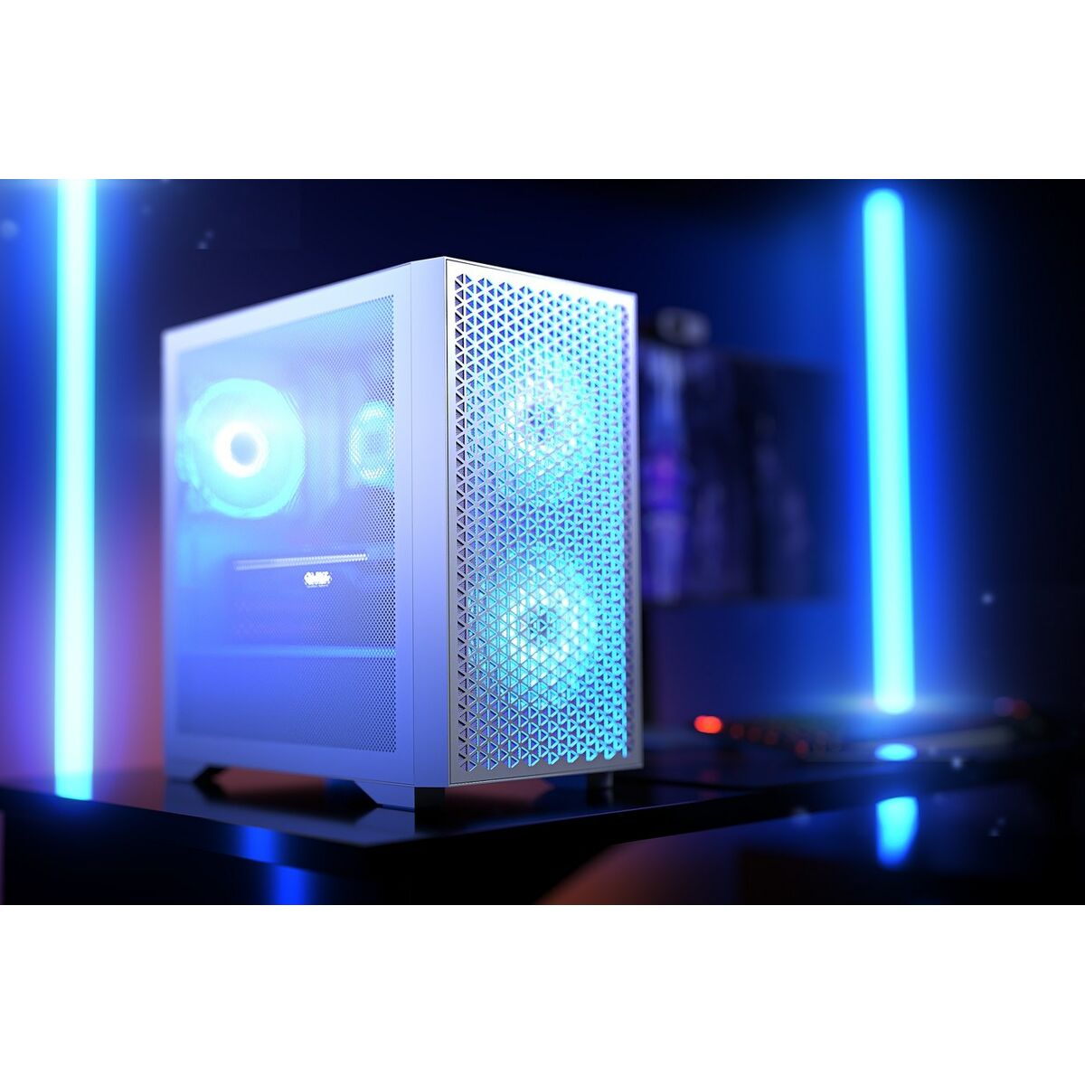 ATX Semi-tower Box Logic AM-DART-PRO-ARGB-20 White