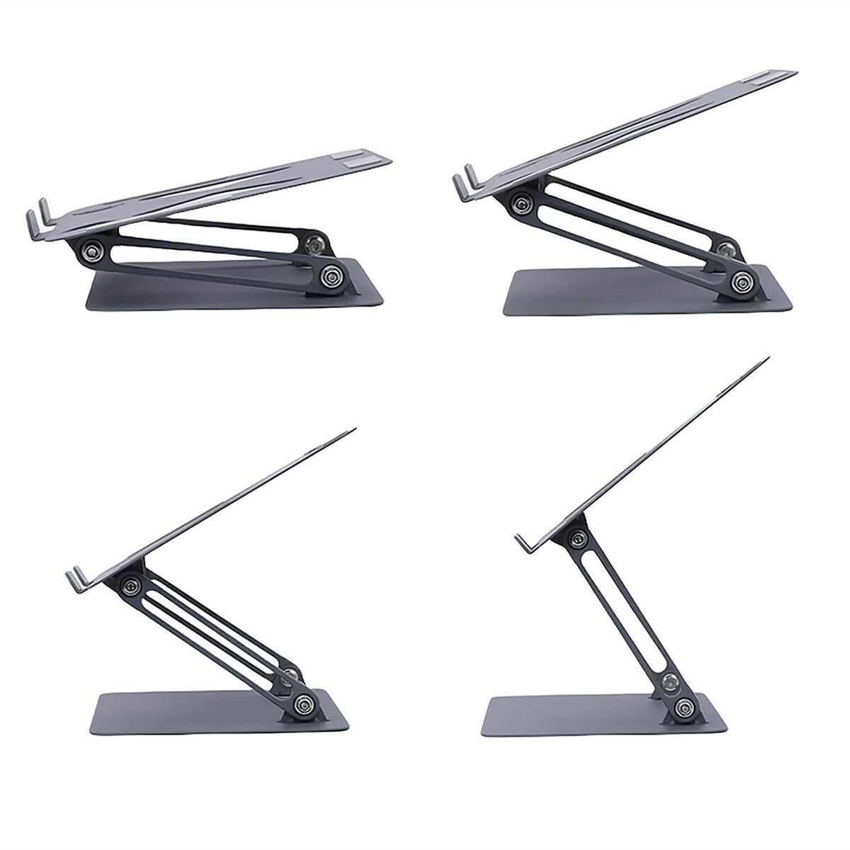 Folding and Adjustable Laptop Stand Media Tech MT2661 Silicone Aluminium Carbon steel