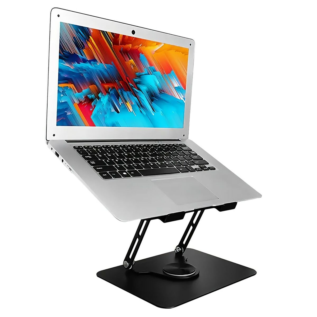 Notebook Stand Media Tech MT2662 Silicone Aluminium Carbon steel