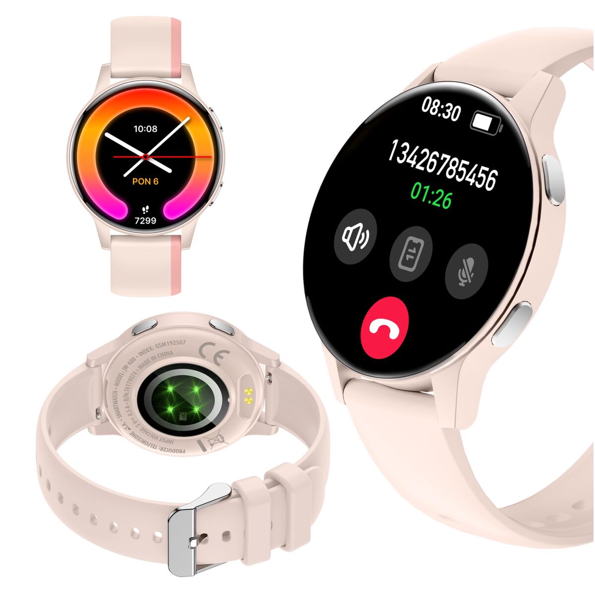 Smartwatch Forever GSM192507 Pink 1,28"