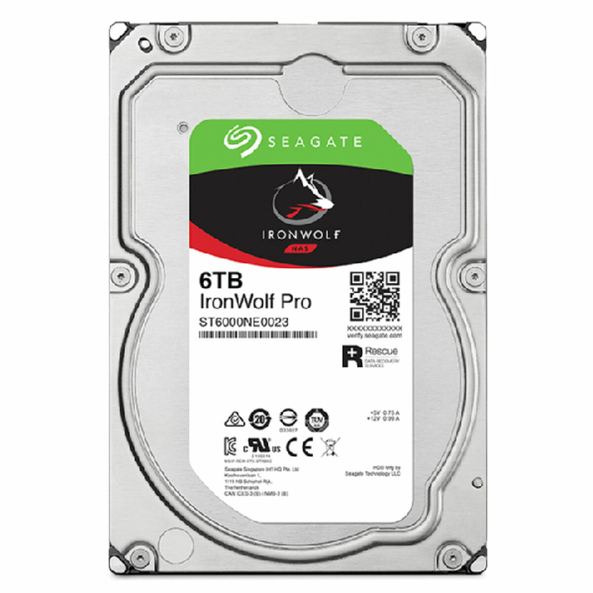 Hard Drive Seagate IronWolf Pro ST6000NT001 3,5" 6 TB