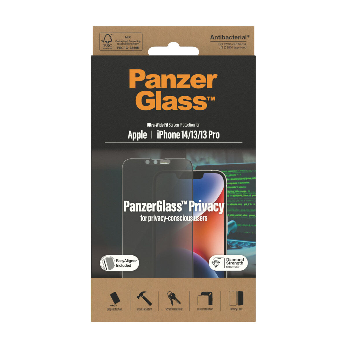 Mobile Screen Protector Panzer Glass P2783 Apple iPhone 13 Pro iPhone 13 iPhone 14