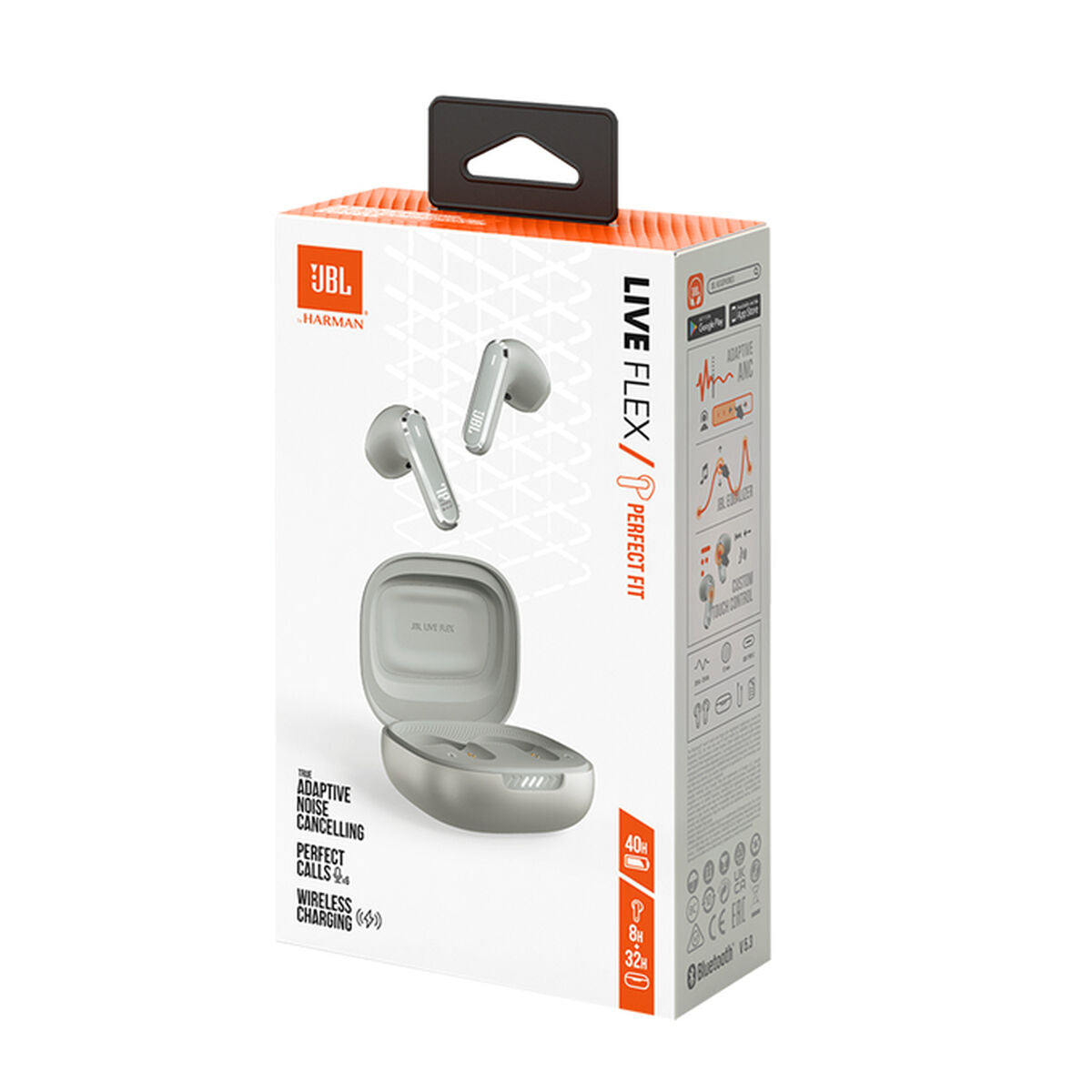 Headphones JBL JBLLIVEFLEXSVR Silver