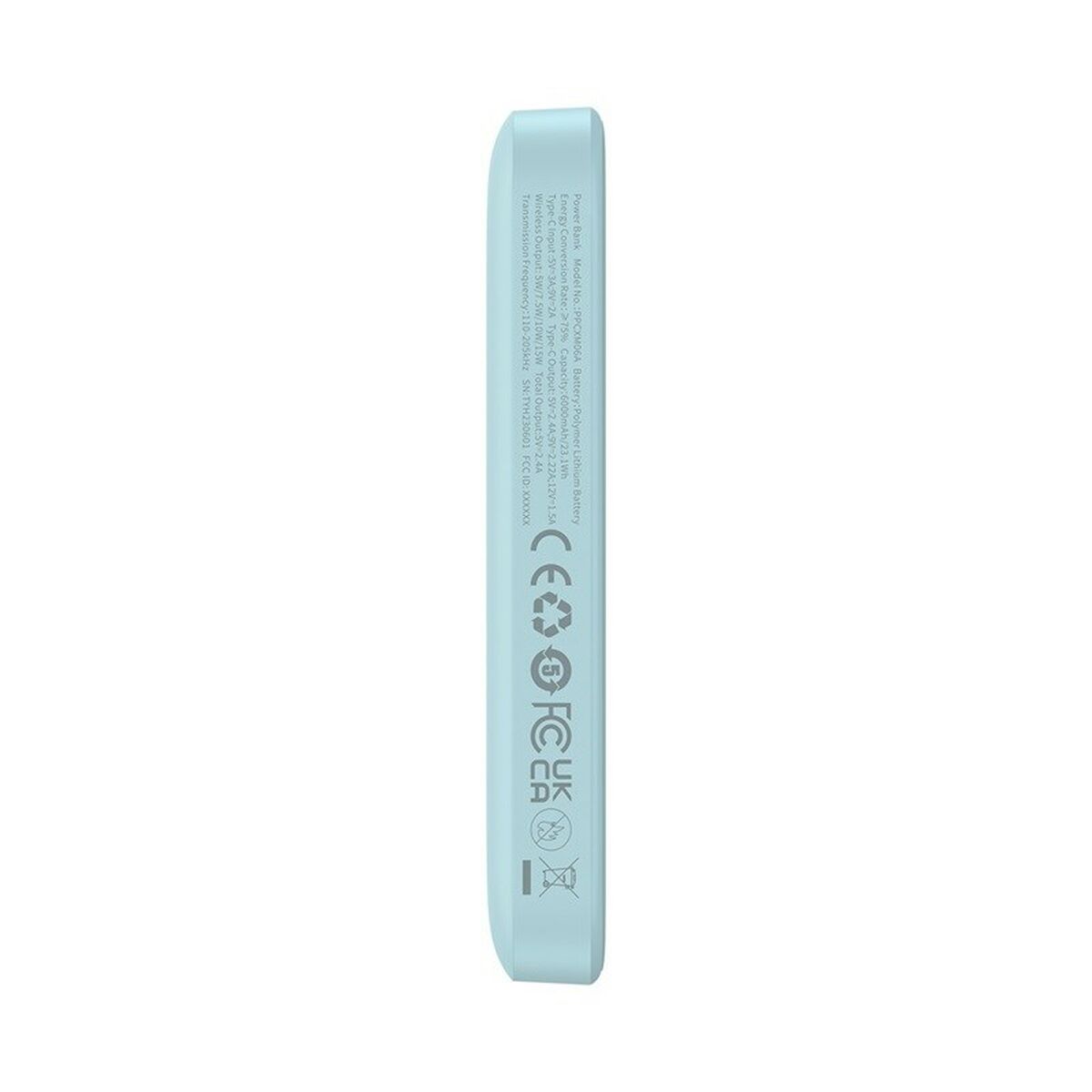 Powerbank Baseus P10059002313-00 Blue 6000 mAh
