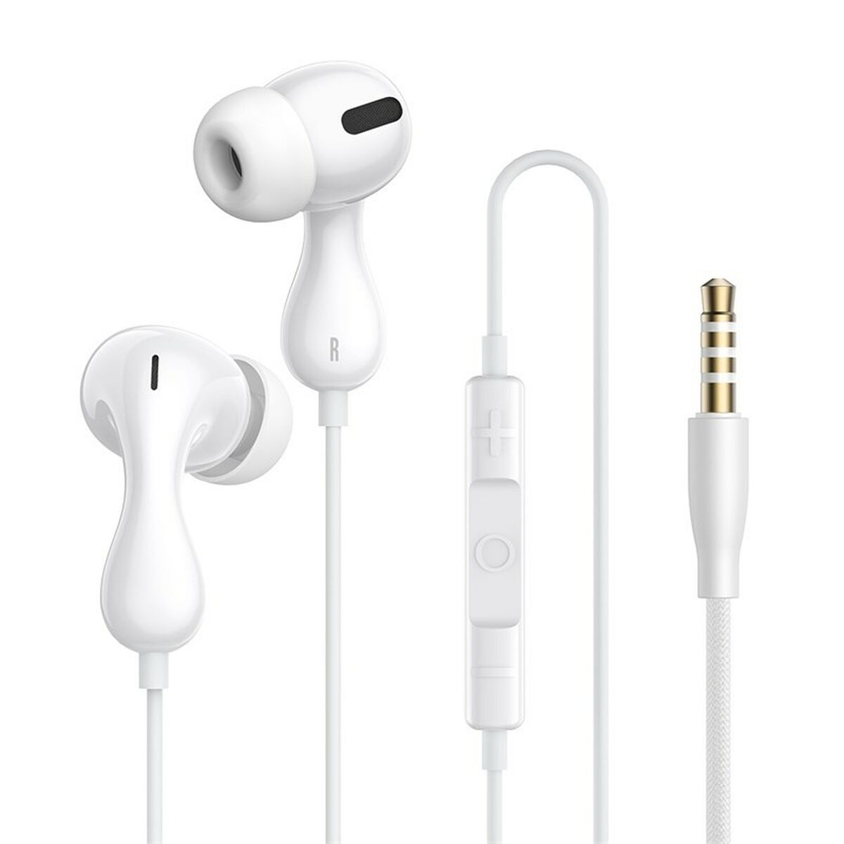 Headphones with Microphone Baseus Encok HZ20 White Black