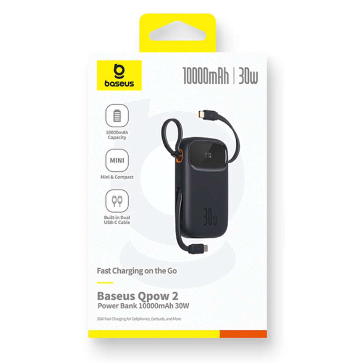 Powerbank Baseus P10055008113-00 Black 10000 mAh
