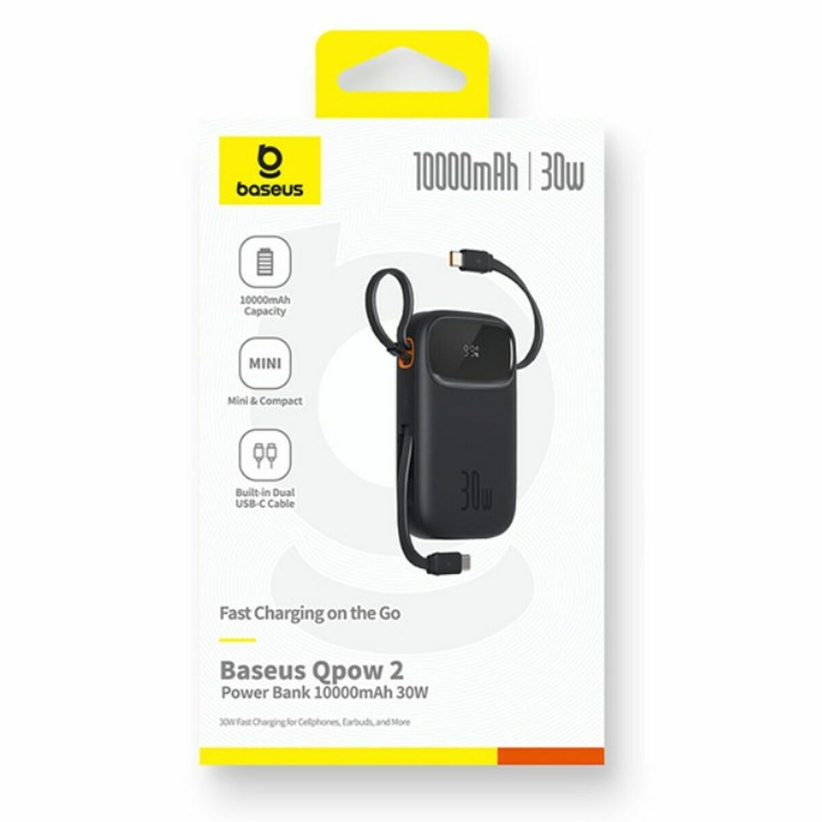 Powerbank Baseus P10055008113-00 Black 10000 mAh