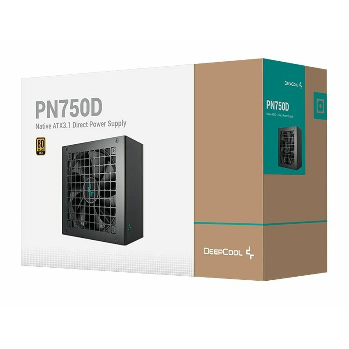 Power supply DEEPCOOL R-PN750D-FC0B-EU ATX 750 W 80 Plus Gold RoHS CE WEEE