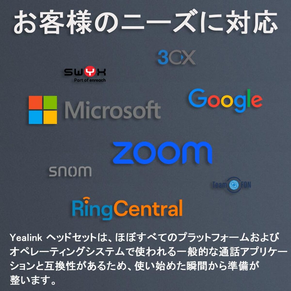 Headphones Yealink YHS 36 Mono Black