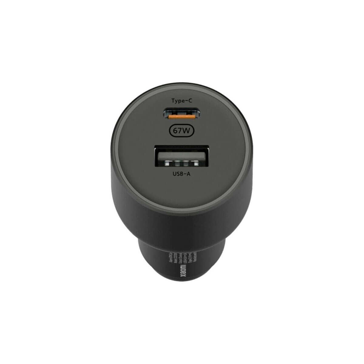 Universal USB Car Charger + USB-C Cable Xiaomi BHR6814GL Black 55 W