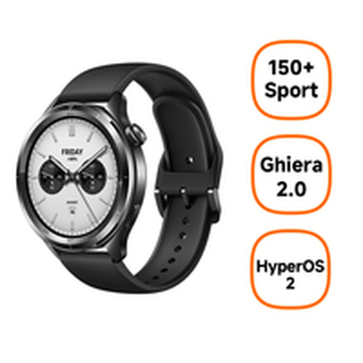 Smartwatch Xiaomi BHR9195GL Black 1,43"