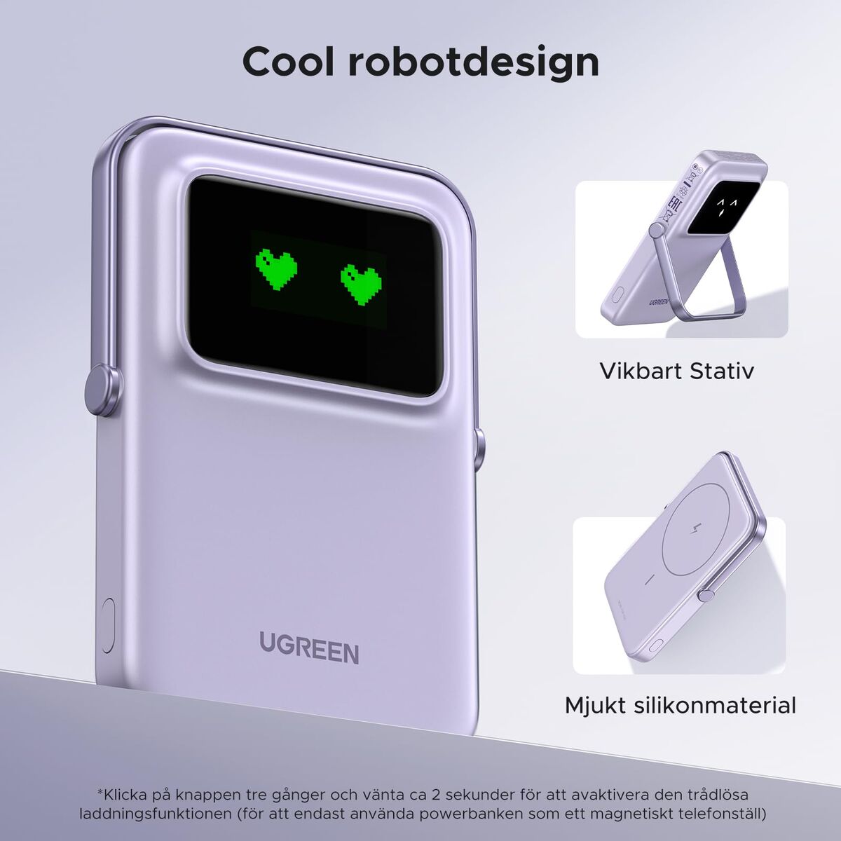 Powerbank Ugreen 35606 Purple 5000 mAh
