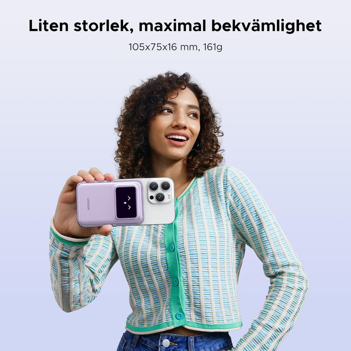 Powerbank Ugreen 35606 Purple 5000 mAh